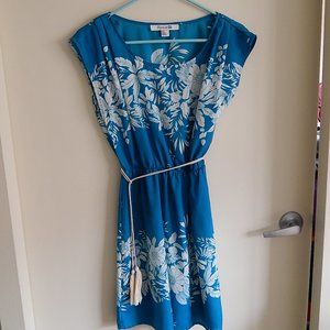 Blue Floral Dress